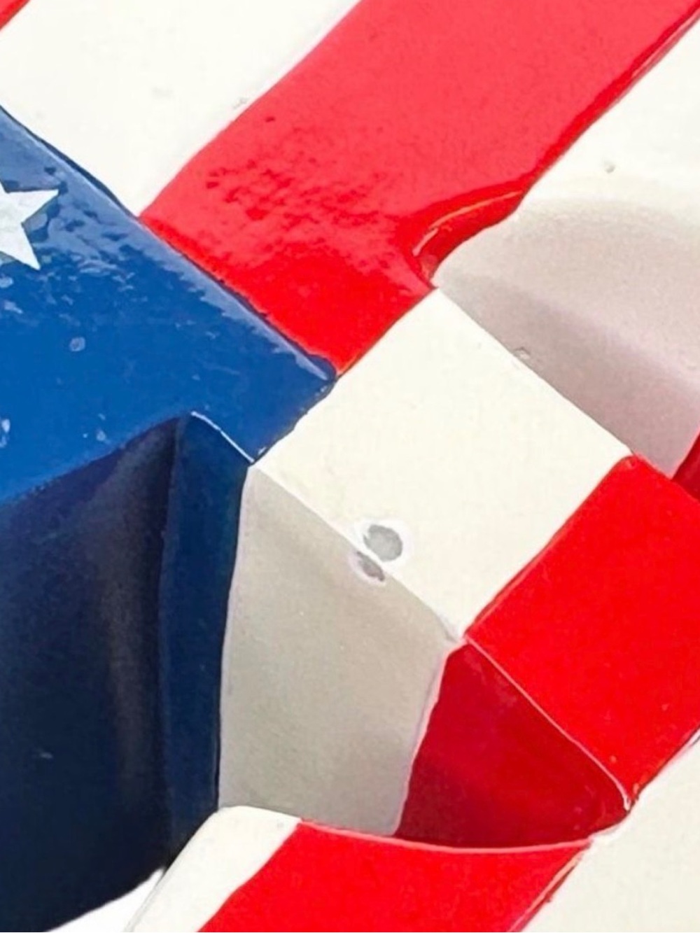 American Flag Ceramic Piggy Bank - Picture 7 of 7